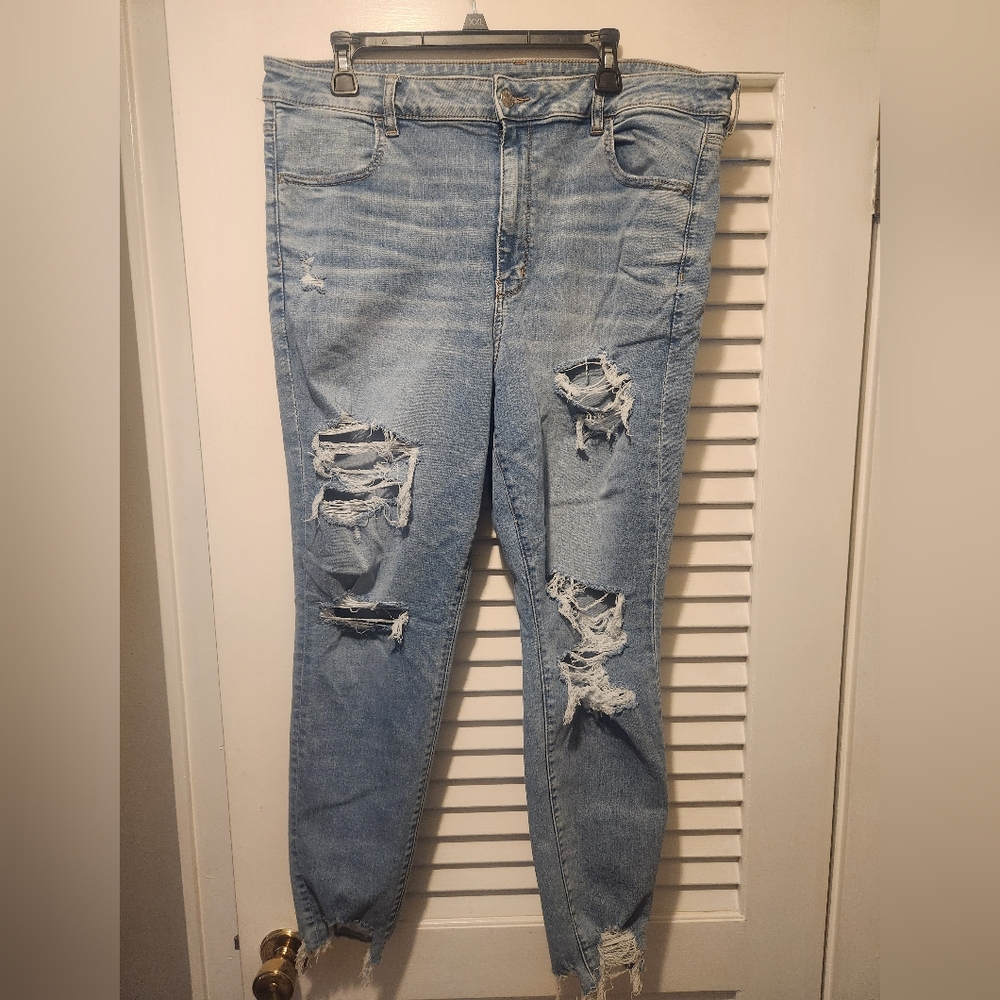 American Eagle super high rise jegging size 20